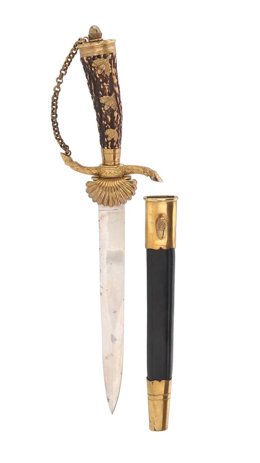 Lot 99 - GERMAN HUNTING HANGER (HIRSCHFÄNGER)