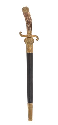Lot 90 - GERMAN IMPERIAL HUNTING DAGGER (HIRSHFÄNGER)