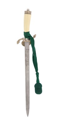 Lot 123 - A HUNTING HANGER OF THE GERMAN SHOOTING ASSOCIATION