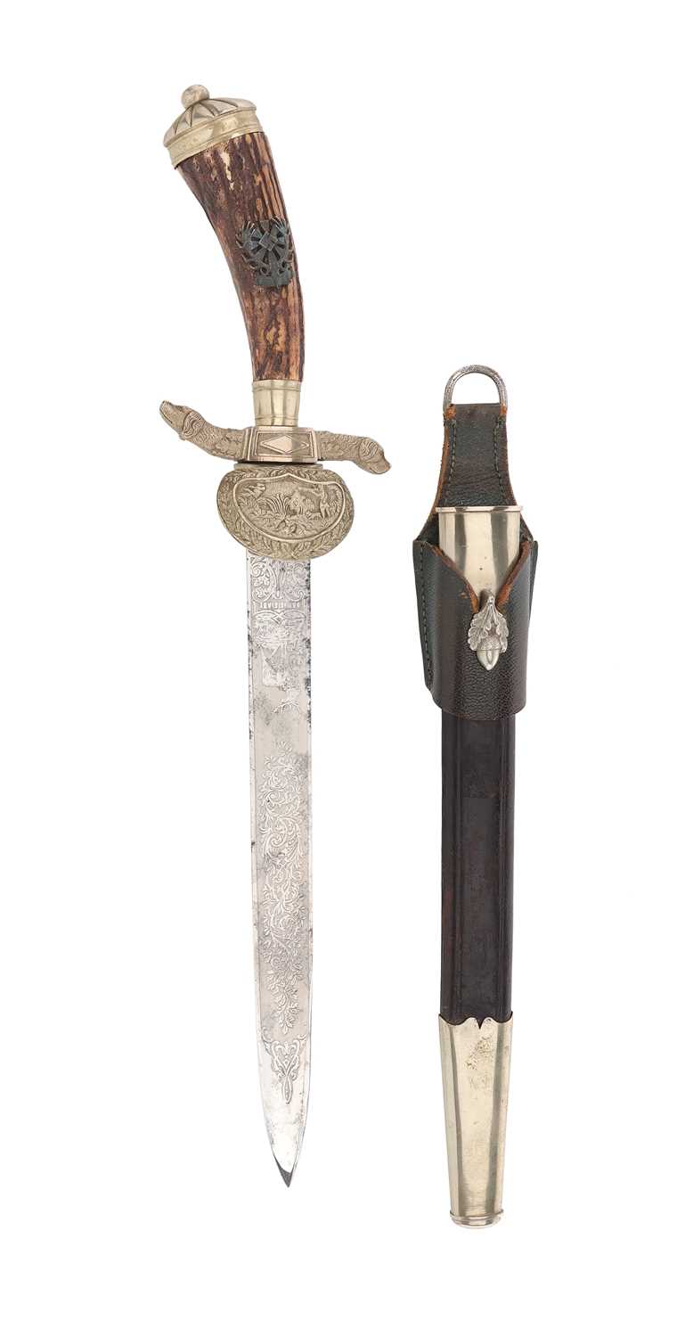 Lot 114 - GERMAN THIRD REICH HUNTING HANGER (HIRSCHFÄNGER)