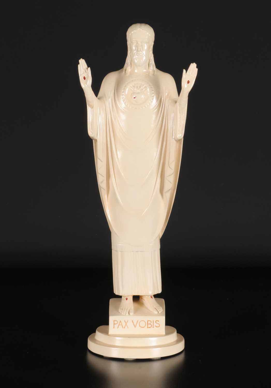 Lot 163 - Art Deco Statue of the Sacred Heart of Jesus Christ