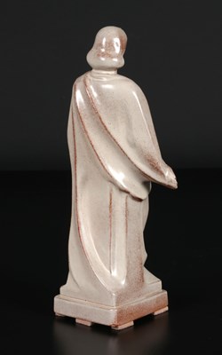 Lot 184 - A Glazed Ceramic Figure of the Sacred Heart of Jesus, by Charles VOS ( 1888 - 1954)