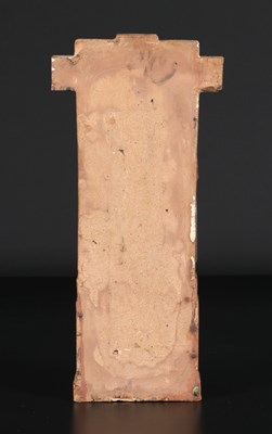 Lot 132 - Polychrome Glazed Ceramic Relief of the Crucifixion