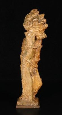 Lot 812 - Glazed Ceramic Figure of Saint Sebastian, 20th Century