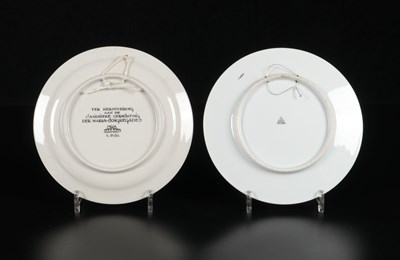 Lot 95 - Two Commemorative Religious Plates, by Mosa Porselein Maastricht