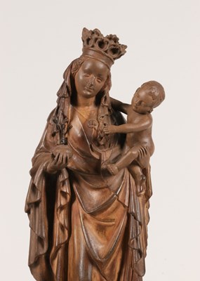 Lot 174 - Glazed Ceramic Figure of the Madonna and Child, by Gérard Hack-Rutten (1893–1975)