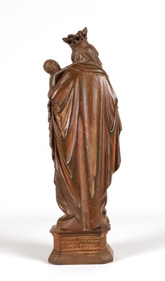 Lot 174 - Glazed Ceramic Figure of the Madonna and Child, by Gérard Hack-Rutten (1893–1975)