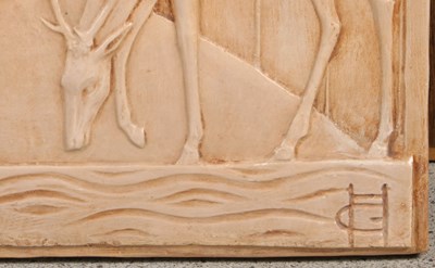 Lot 141 - Large Ceramic Plaque of the Sacred Heart of Jesus