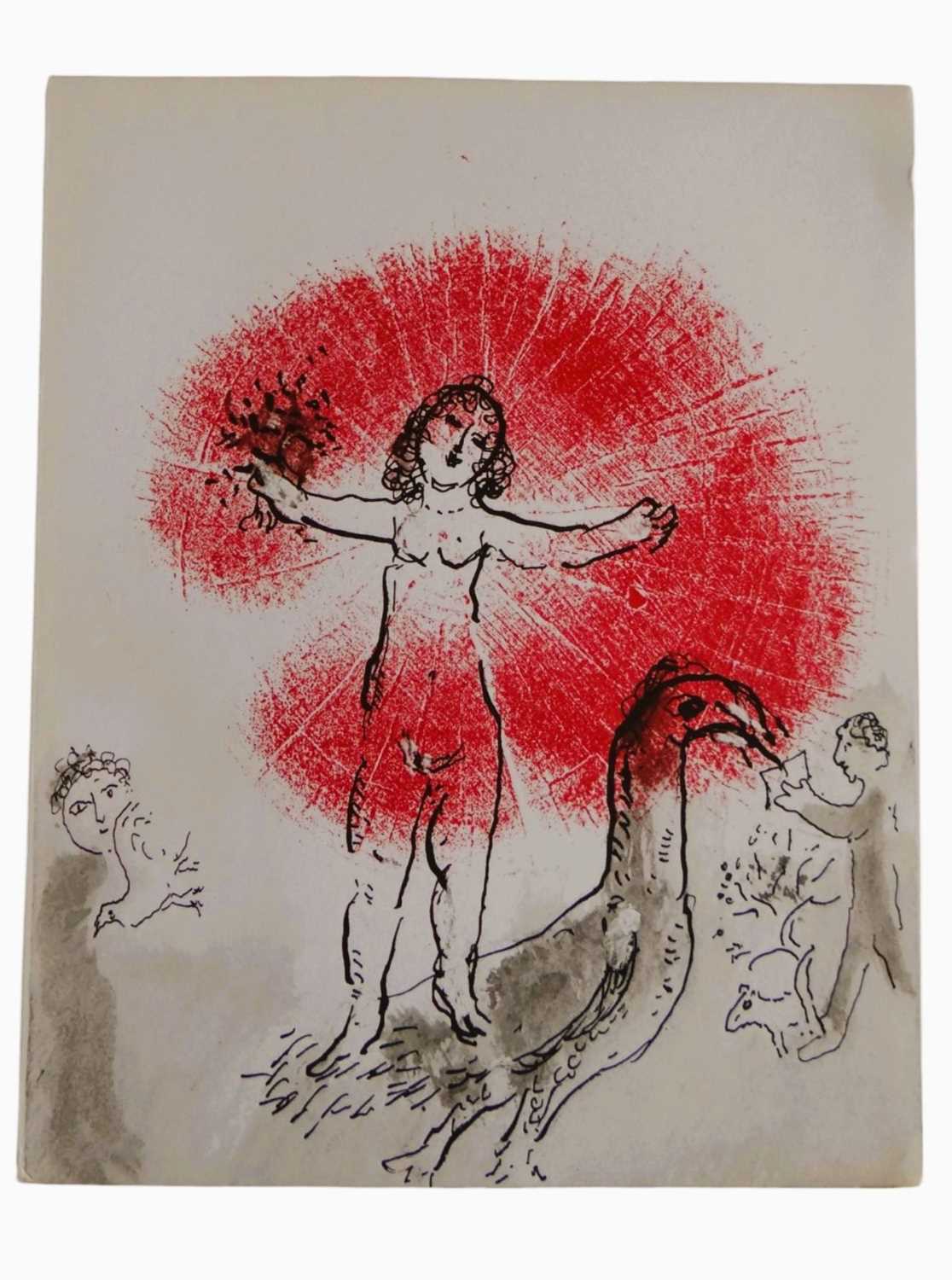 Lot 39 - Léopold Sédar Senghor - Lettres d'hivernage illustrations originales de Marc Chagall 1973