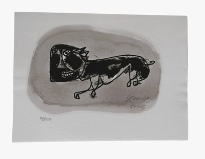 Lot 40 - Corneille (1922-2010) Rue Santeuil 20 (luxe editie)- met 2 originele litho's