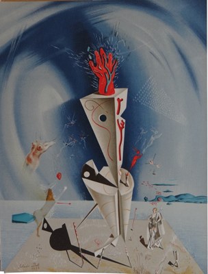 Lot 53 - XXᵉ Siècle Panorama 74 – Le Surréalisme II - met originele litho van Salvador Dali e.a.