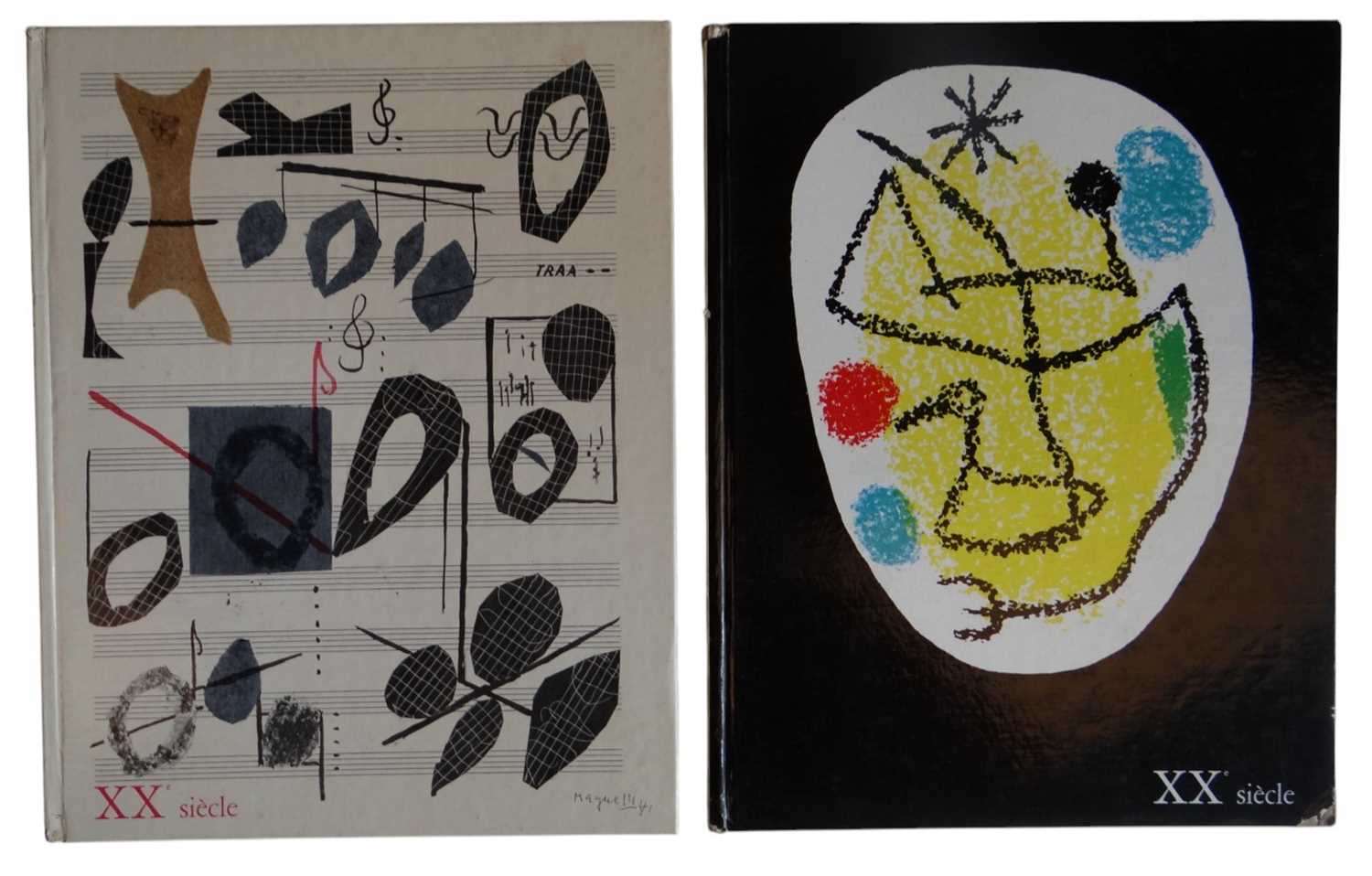Lot 54 - XXe Siècle Panorama 68 deel I en II - met originele litho van Joan Miró e.a.