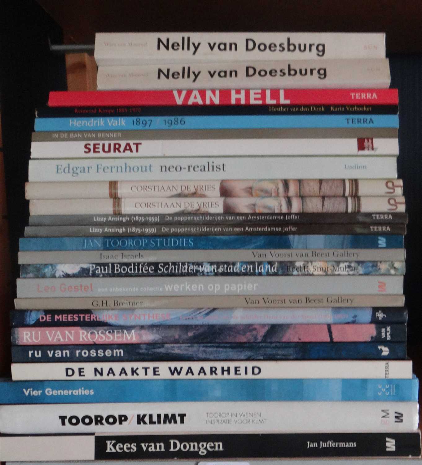 Lot 59 - Moderne Kunst - Lot met 24 diverse kunst monografieën