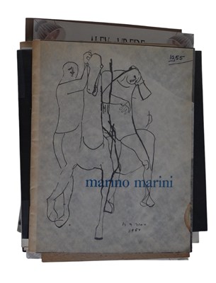 Lot 65 - Kunstcatalogi - Lot met 108 diverse kunstenaars en tentoonstellingscatalogi