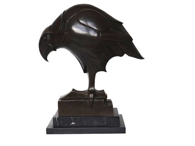 Lot 217 - Johan Coenraad Althorf (1876-1955) - Adelaar (Brons)