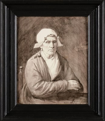 Lot 13 - Portret van een oudere vrouw, naar Constant Artz