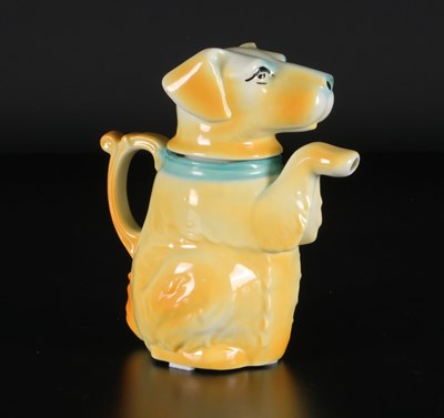 Lot 17 - Theepot in de vorm van een hond, Mosa Maastricht