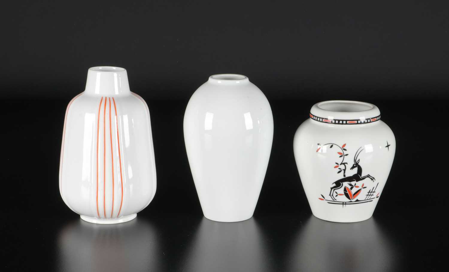 Lot 41 - Drie diverse design vazen, Mosa Maastricht