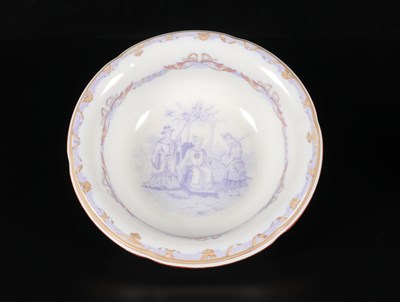 Lot 66 - Vijfdelig lampetstel, decor ‘Mandarin’, Petrus Regout