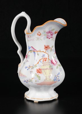 Lot 69 - Vijfdelig lampetstel met chinoiserie decor, Petrus Regout