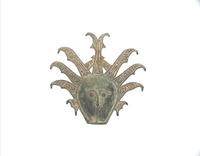 Lot 3107 - Indonesië, bronzen pendant