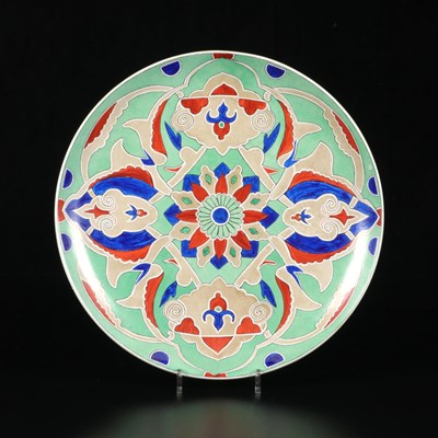 Lot 571 - Schotel met Perzisch decor, Société Céramique.
