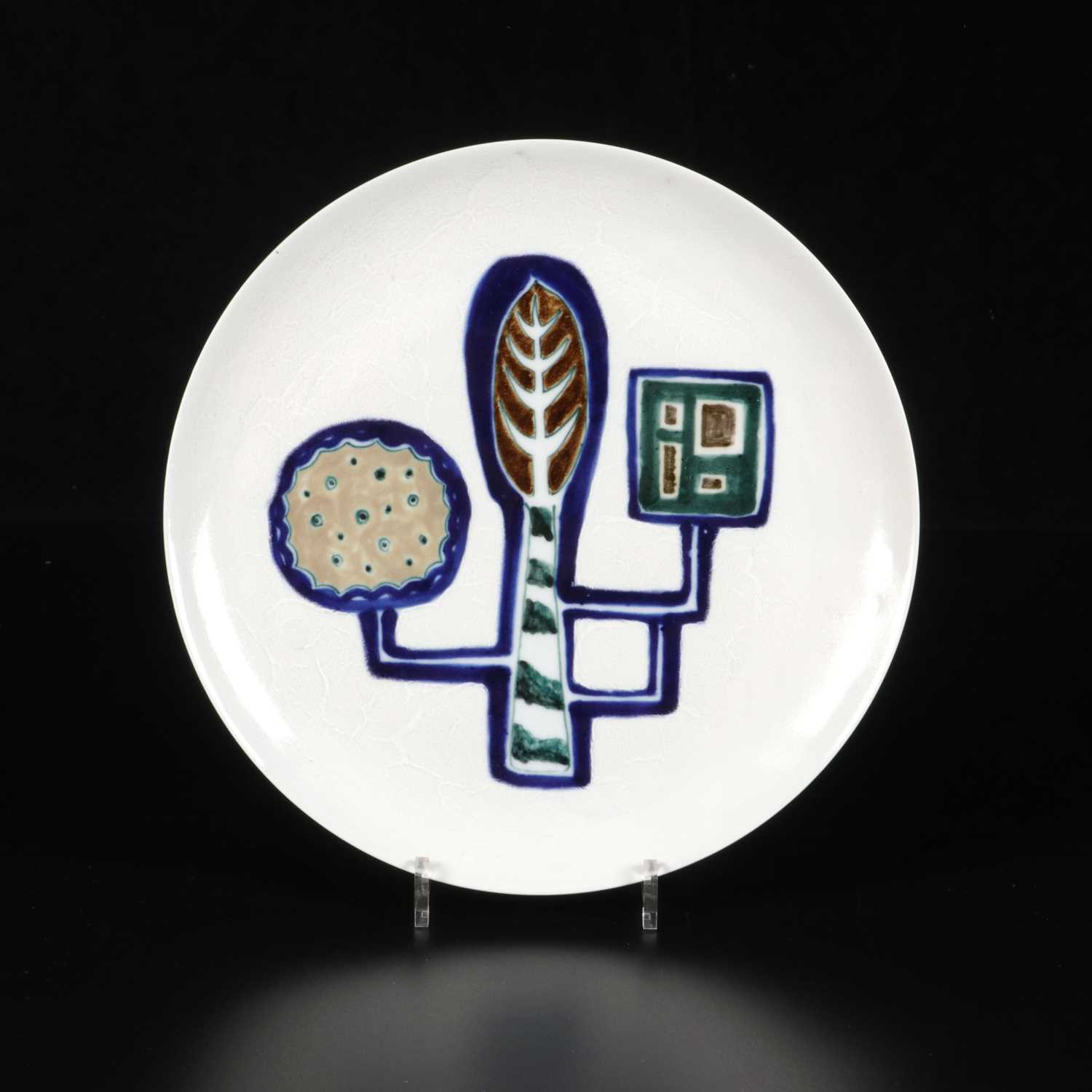 Lot 540 - Wandbord met gestileerde boom, Mosa.