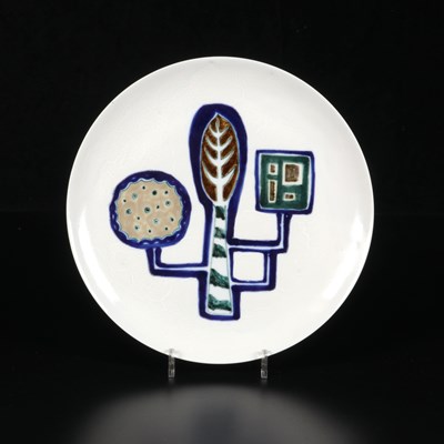 Lot 540 - Wandbord met gestileerde boom, Mosa.