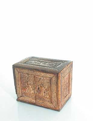 Lot 3124 - Uiterst belangrijk 17e-eeuws kabinetje