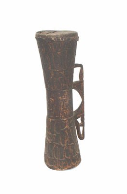 Lot 3144 - Papua Nieuwguinea, houten trommel