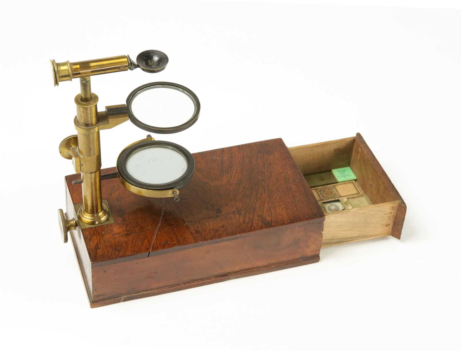 Lot 91 - Raspail's Simple Chemical Microscope, By Louis-Joseph Deleuil (1795-1862)