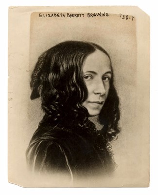 Lot 44 - Fotografie - Elizabeth Barrett Browning (1806-1861) - Culver Pictures Inc. - New York ca 1912