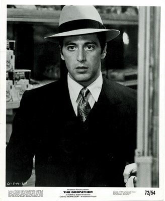 Lot 23 - Fotografie - Al Pacino in the Godfather 1972 (James Schafer Collectie)