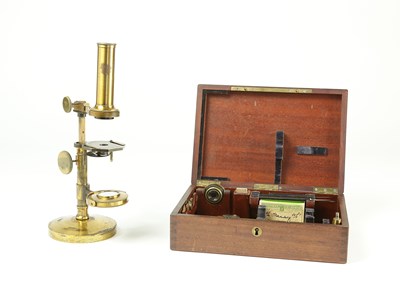 Lot 93 - A Rare Universal Compound Microscope, By Charles Chevalier, Ca. 1840.