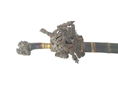 Lot 3181 - Indonesië, ceremonieel zwaard, "balatu tolögu"