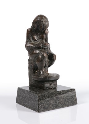 Lot 606 - Bronzen Beeld ‘Pottenbakker’ - Appie Drielsma (1937-2014).