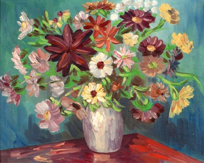 Lot 709 - Onbekende schilder (20e eeuw).