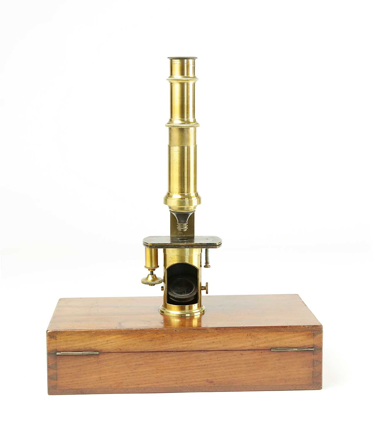 Lot 94 - A Very Rare Signed Drum Microscope, by Pierre Ambroise Richebourg (1810-1873)