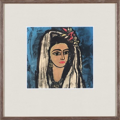 Lot 544 - Prent in lijst, Charles EYCK (1897-1983).