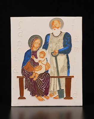 Lot 551 - Tegel ‘Sancta Familia’, Charles Eyck.