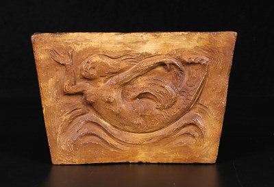 Lot 614 - Reliëf met zeemeermin, toegeschreven aan Charles Vos.