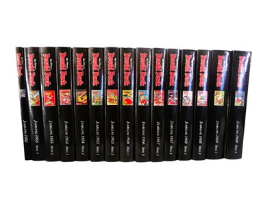 Lot 208 - Strips - Donald Duck - Luxe gebonden Facsimile editie 1952 - 1959 15 banden