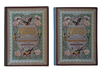 Lot 132 - Plaatjesalbums - Vogelalbum 1e en 2e serie uitgegeven door Herms. Oldenkott & Zoonen.