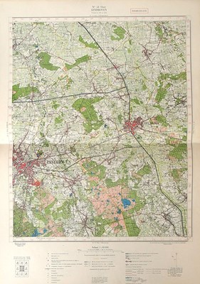 Lot 247 - Cartografie - Lot met 12 militaire Stafkaarten 1948/1953