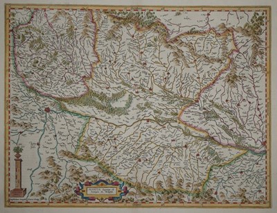 Lot 244 - Cartografie - Henricus Hondius (1597–1651)- Alsatia Superior cum Suntgoia et Brisgoia ca 1630