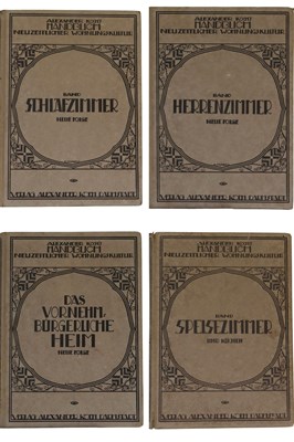 Lot 133 - Alexander Koch's – Handbuch neuzeitlicher Wohnungskultur. - 4 delen