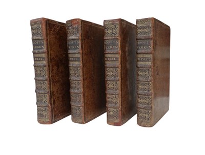Lot 290 - PC Hooft (1581 - 1641) - Alle de werken van den Heer P.C. Hooft in vier Deelen 1703-1704