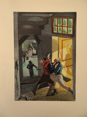 Lot 126 - Geïllustreerd- Charles Dickens - Les Papiers Posthumus du Pickwick-Club 3 vol. 1937