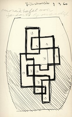 Lot 98 - Kunst - Sieb van den Berg (1913-1998) - Schetsboek - 1960
