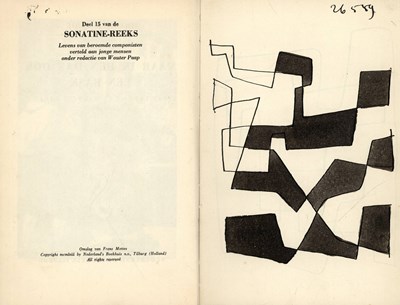 Lot 100 - Kunst - Sieb van den Berg (1913-1998) - Schetsboek 1959
